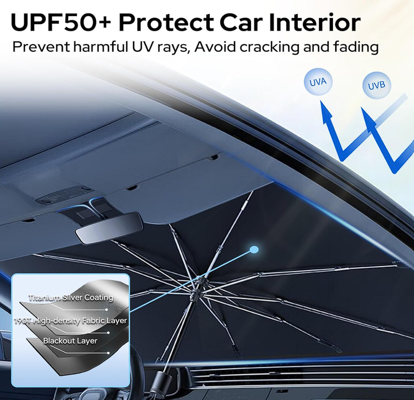 Sunshade Protector , Foldable Windshield Insulation Car for protecction